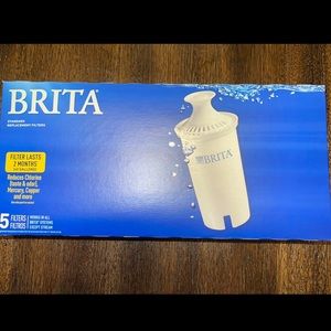 New never opened pack of 5 BRITA water filters.